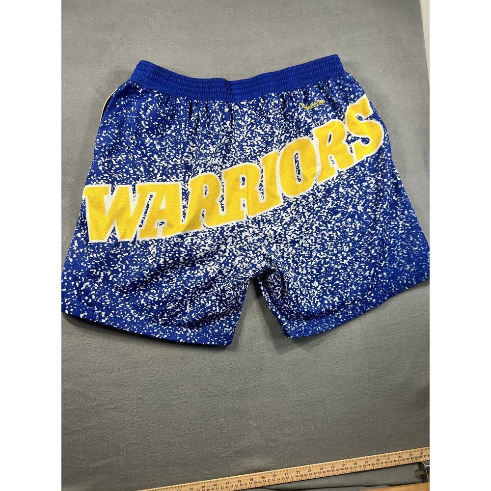 Mitchell & Ness Golden State Warrior Classic Jumbotron Shorts, Size 3X - Picture 13 of 16